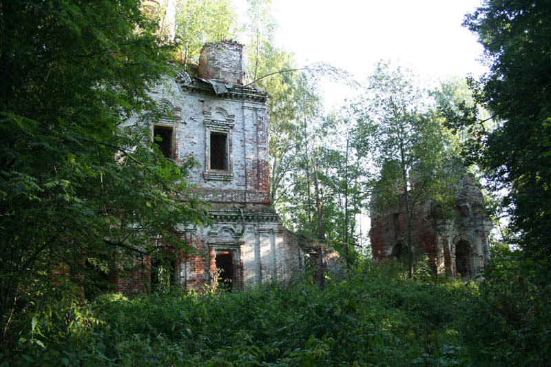 Церковь Благовещения Пресвятой Богородицы, Скобеево, урочище (Череповецкий район, Вологодская область). фасады