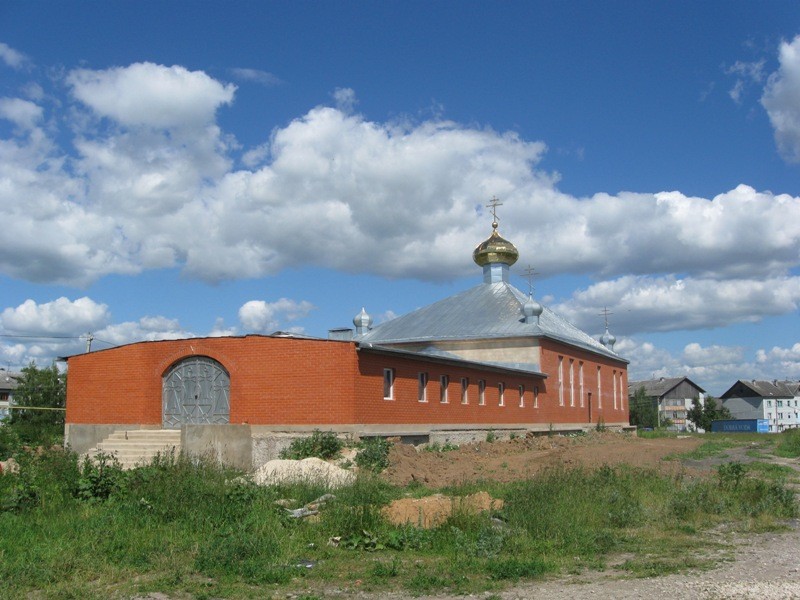 Церковь Николая Чудотворца, Рассвет (Тула, город, Тульская область). общий вид в ландшафте
