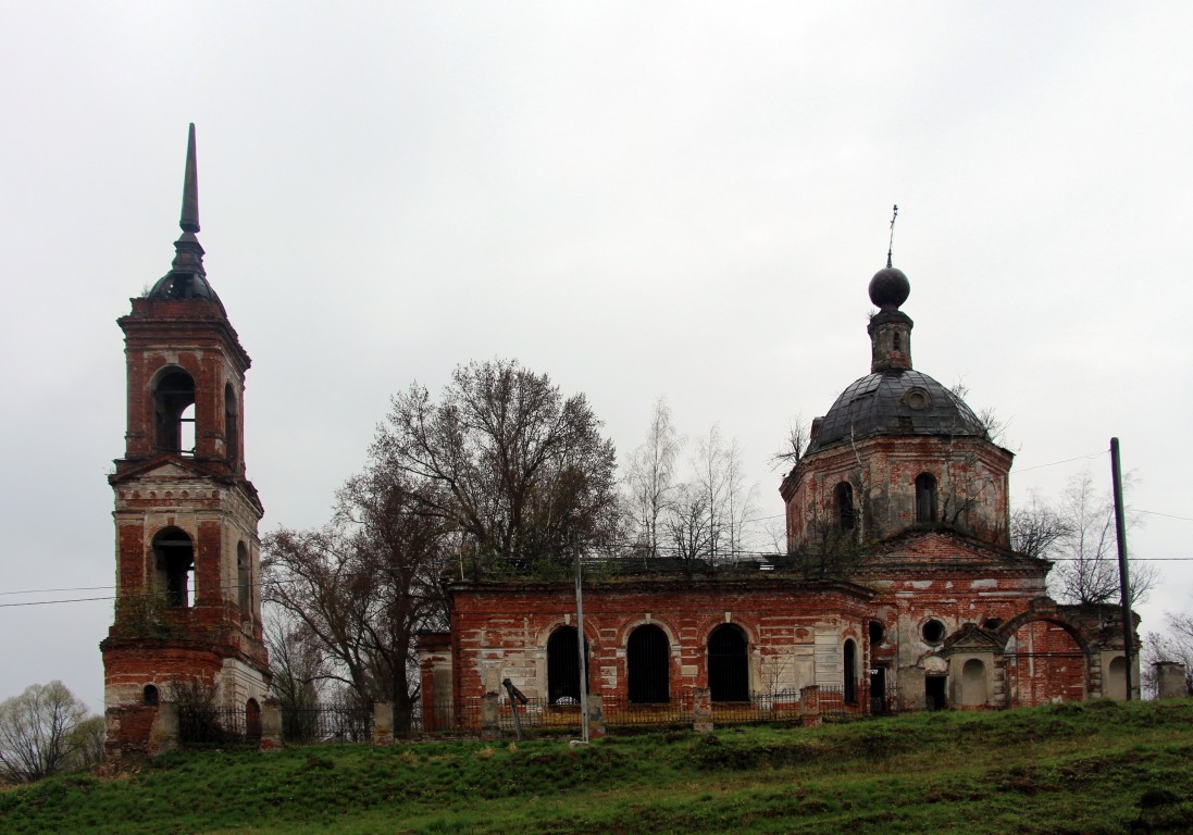 Церковь Благовещения Пресвятой Богородицы, Марьино (Некоузский район, Ярославская область). фасады