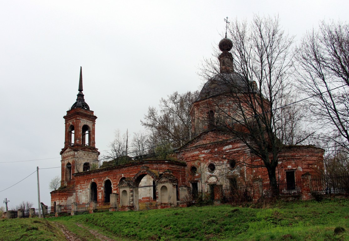 Церковь Благовещения Пресвятой Богородицы, Марьино (Некоузский район, Ярославская область). фасады
