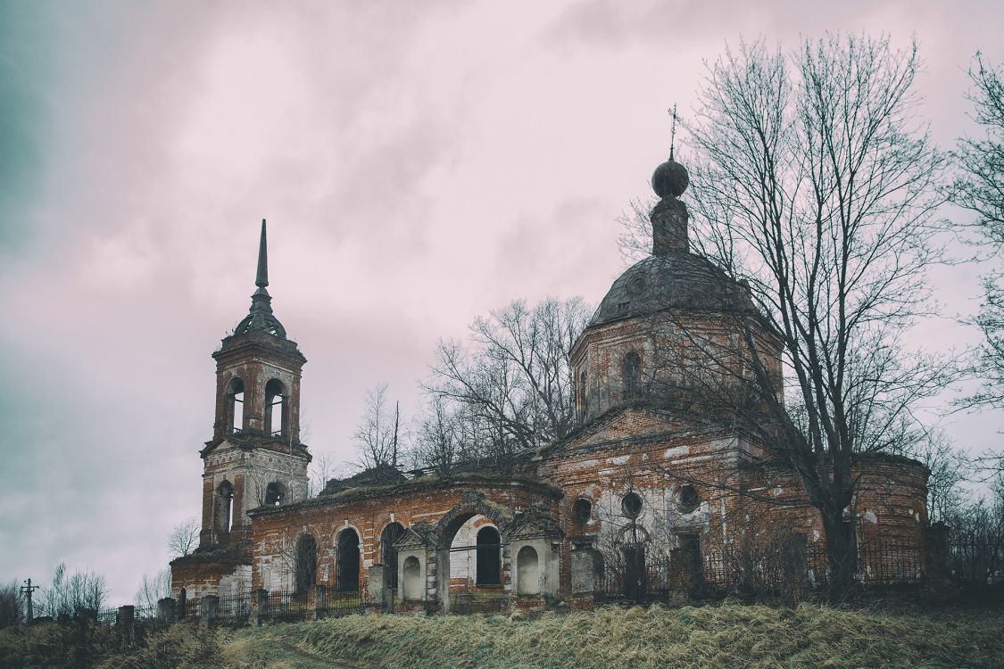 Марьино. Церковь Благовещения Пресвятой Богородицы. фасады