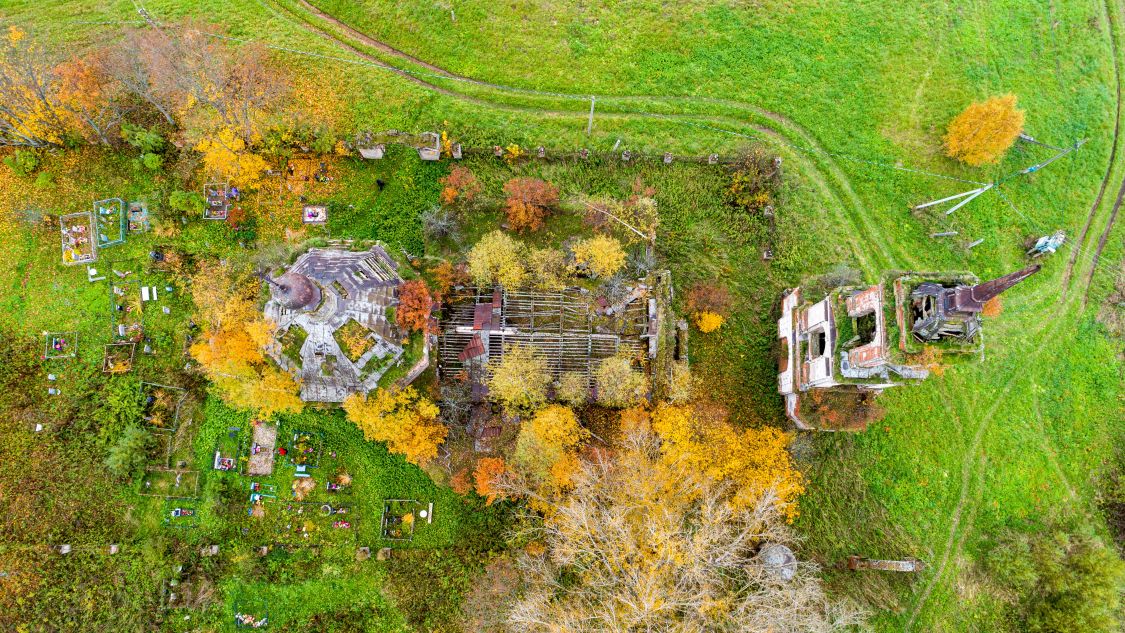 Церковь Благовещения Пресвятой Богородицы, Марьино (Некоузский район, Ярославская область). фасады