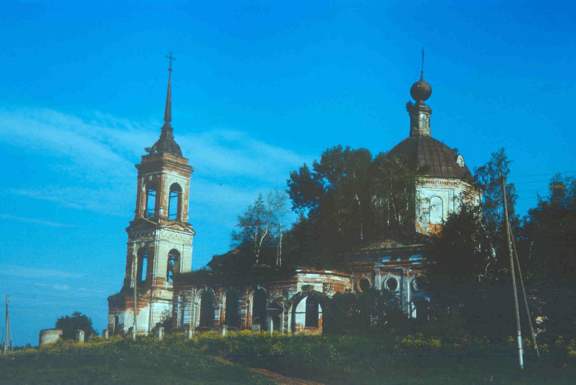 Церковь Благовещения Пресвятой Богородицы, Марьино (Некоузский район, Ярославская область). фасады