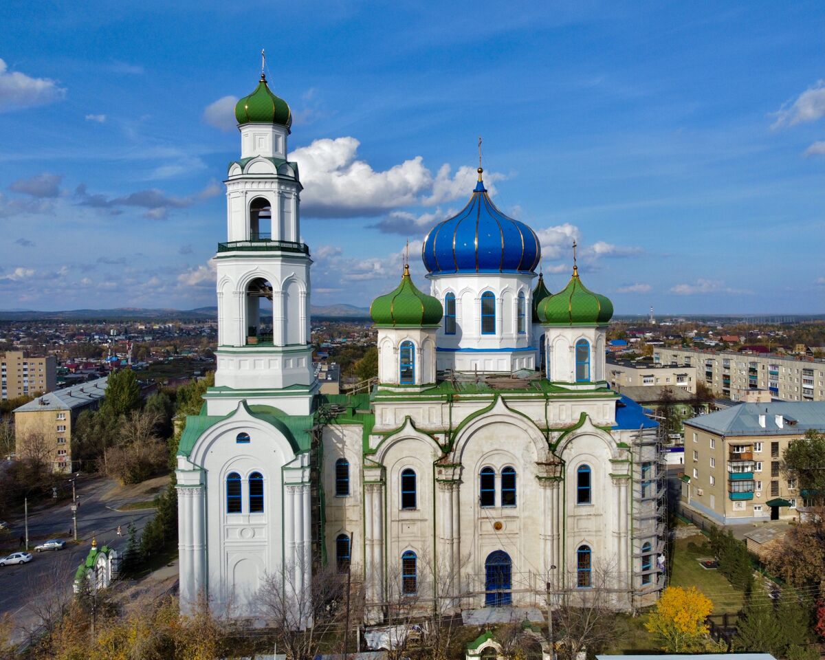 Собор Рождества Христова, Кыштым (Кыштым, город, Челябинская область). фасады, Южный фасад