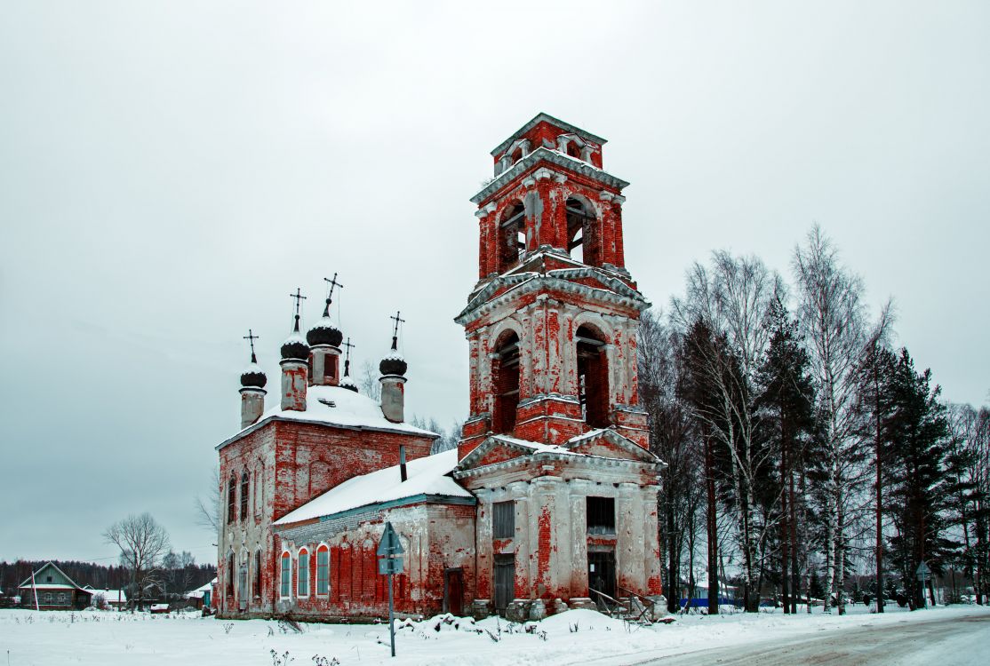 Церковь Вознесения Господня, Лацкое (Некоузский район, Ярославская область). фасады
