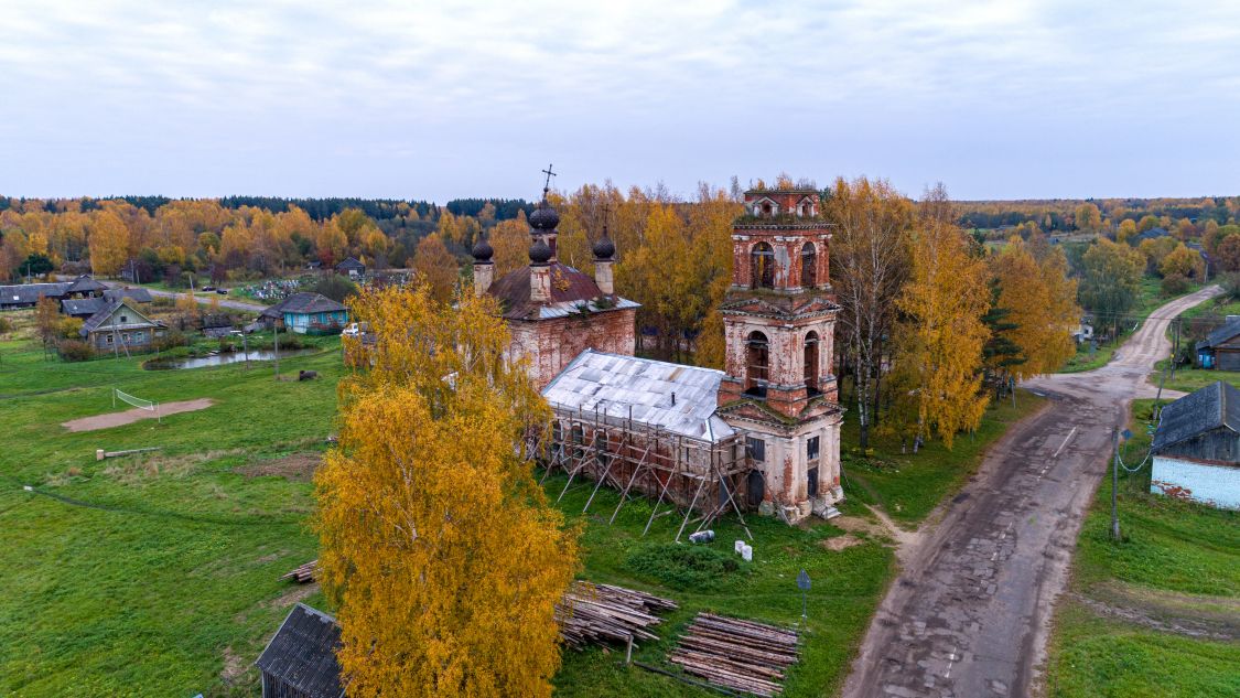 Церковь Вознесения Господня, Лацкое (Некоузский район, Ярославская область). фасады