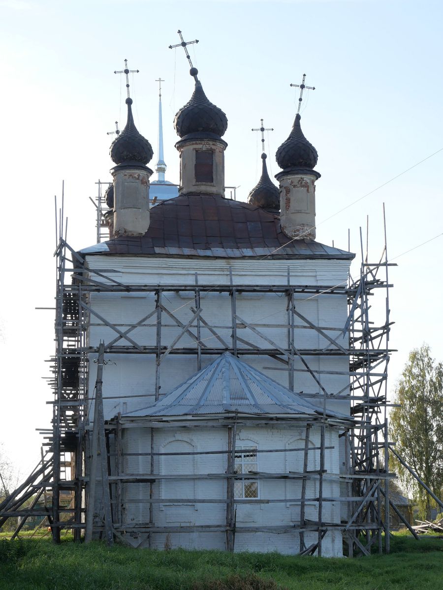 Церковь Вознесения Господня, Лацкое (Некоузский район, Ярославская область). документальные фотографии, Вид с востока