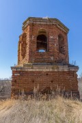 Церковь иконы Божией Матери "Знамение", Второй ярус колокольни с крыши трапезной<br>, Исаково, Венёвский район, Тульская область