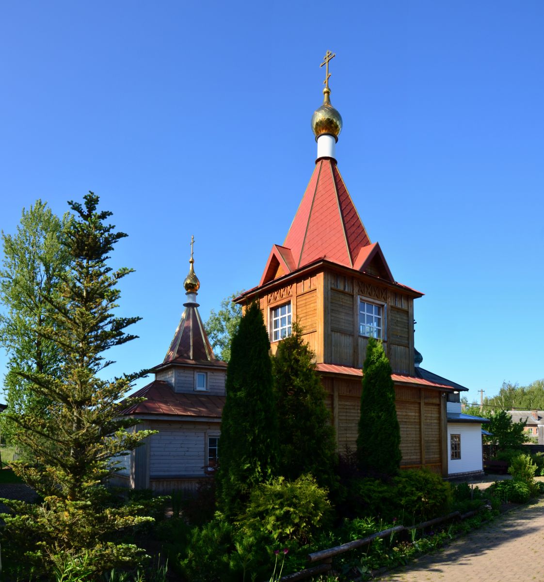 Церковь Тихона, Патриарха Всероссийского, Кунья (Куньинский район, Псковская область). фасады