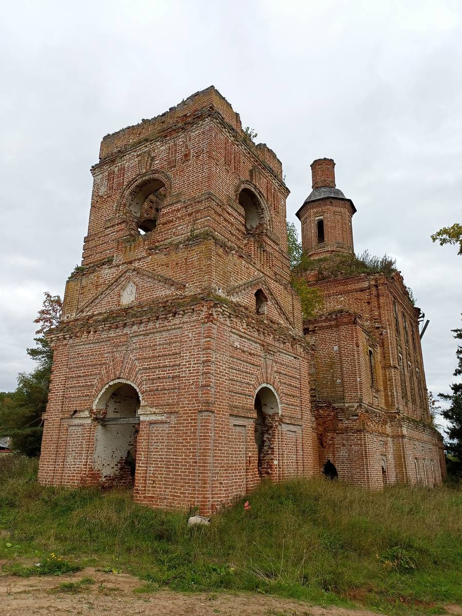 Церковь Преображения Господня, Щёкино (Великоустюгский район, Вологодская область). фасады