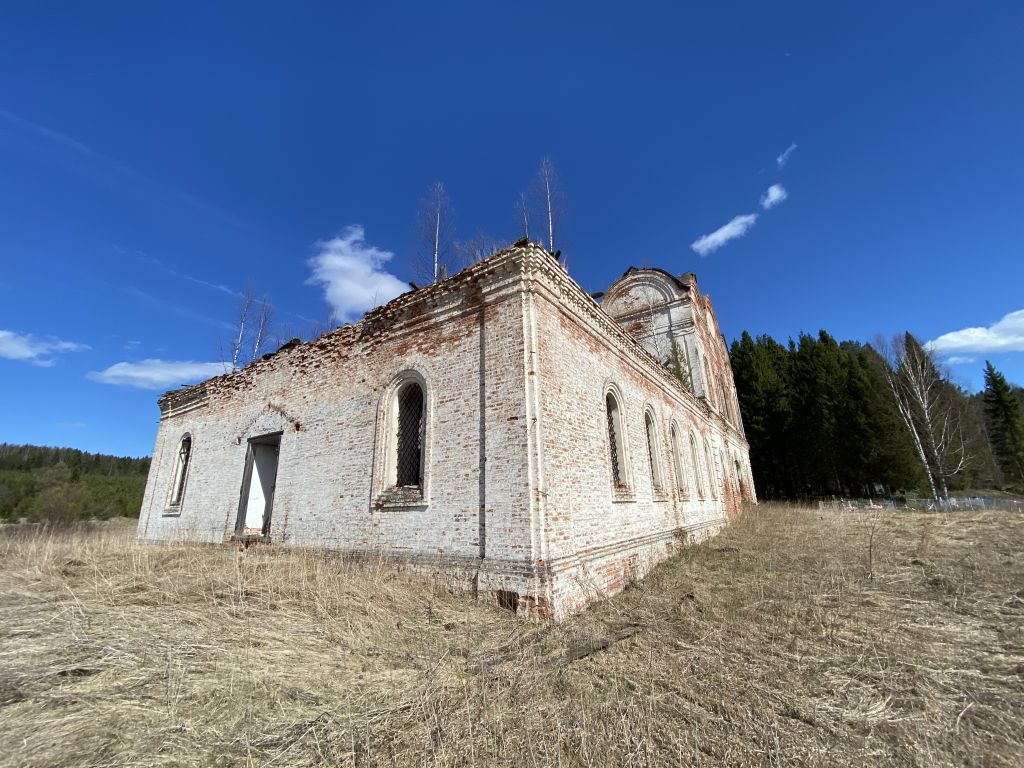 Церковь Иоанна Богослова, Варженский Богословский погост (Великоустюгский район, Вологодская область). фасады