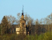 Церковь Николая Чудотворца, западный фасад, вид с реки<br>, Павшино, Великоустюгский район, Вологодская область