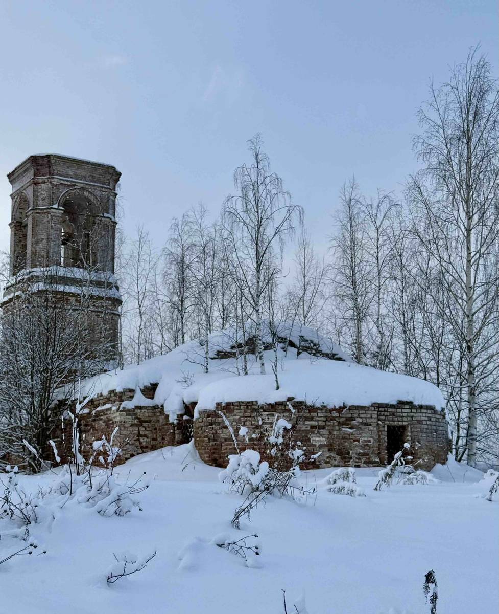 фасады. Церковь Рождества Пресвятой Богородицы, Нокшино (Великоустюгский район, Вологодская область)