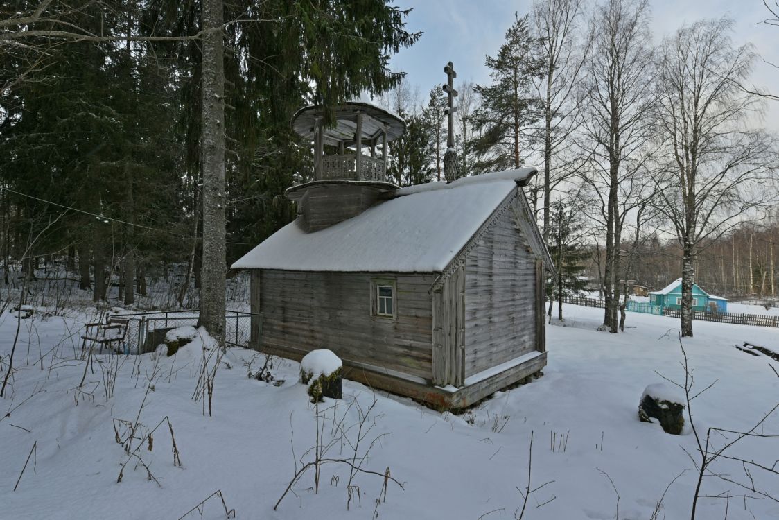 Часовня Варвары великомученицы, Коккойла (Пряжинский район, Республика Карелия). фасады, Вид с юго-востока