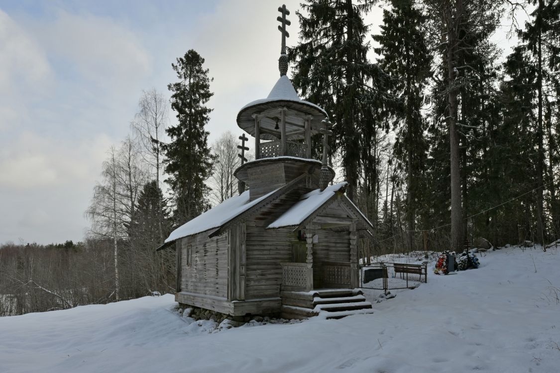 Часовня Варвары великомученицы, Коккойла (Пряжинский район, Республика Карелия). фасады, Вид с северо-запада
