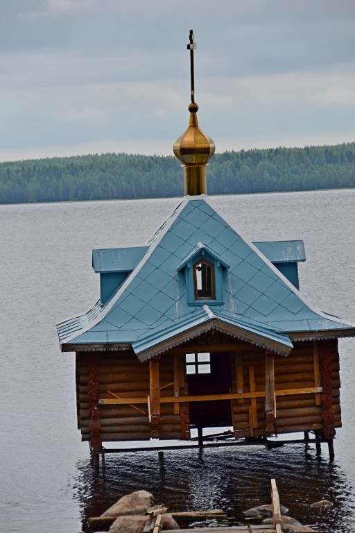 Интерпосёлок. Важеозерский Спасо-Преображенский мужской монастырь. Часовня Иоанна Предтечи. фасады