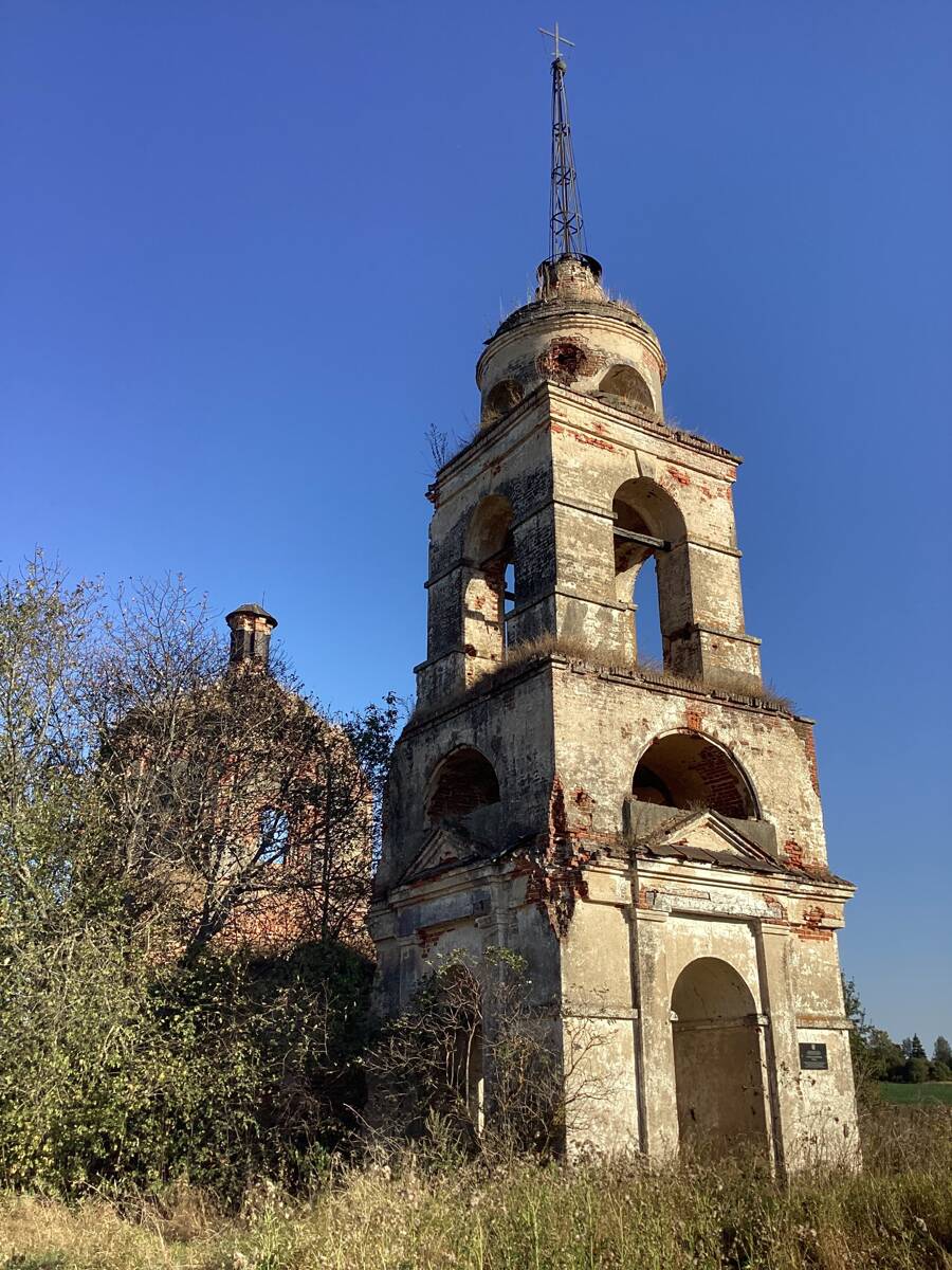 Церковь Успения Пресвятой Богородицы, Шеино (Мценский район и г. Мценск, Орловская область). фасады, Вид с северо-запада