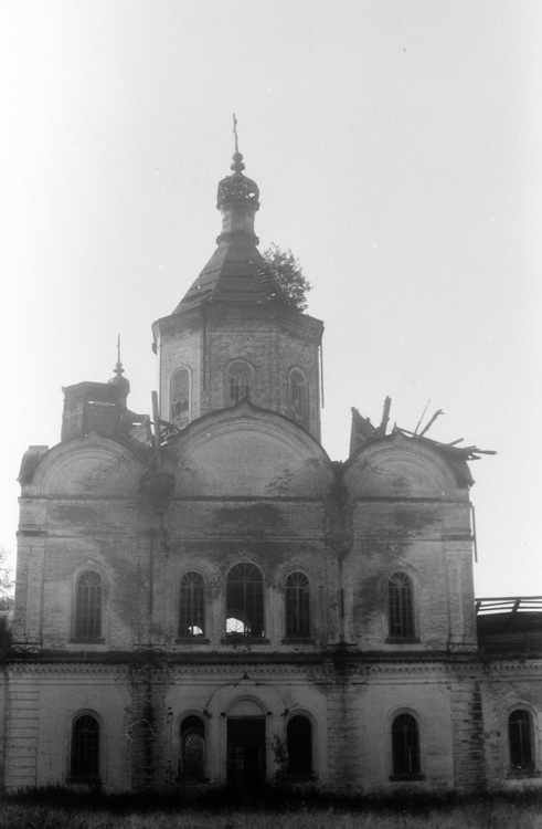 Церковь Иоанна Богослова, Варженский Богословский погост (Великоустюгский район, Вологодская область). общий вид в ландшафте
