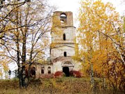 Церковь Николая Чудотворца, вид с запада<br>, Пеганово, Великоустюгский район, Вологодская область