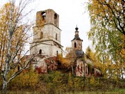 Церковь Николая Чудотворца, вид с юго-запада, Пеганово, Великоустюгский район, Вологодская область