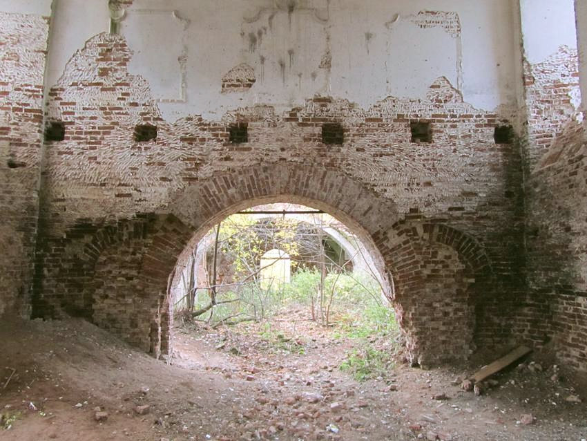 Церковь Николая Чудотворца, Пеганово (Великоустюгский район, Вологодская область). интерьер и убранство, вид со стороны алтаря