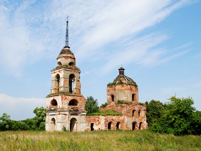 Церковь Успения Пресвятой Богородицы, Шеино (Мценский район и г. Мценск, Орловская область). фасады, Южный фасад храма