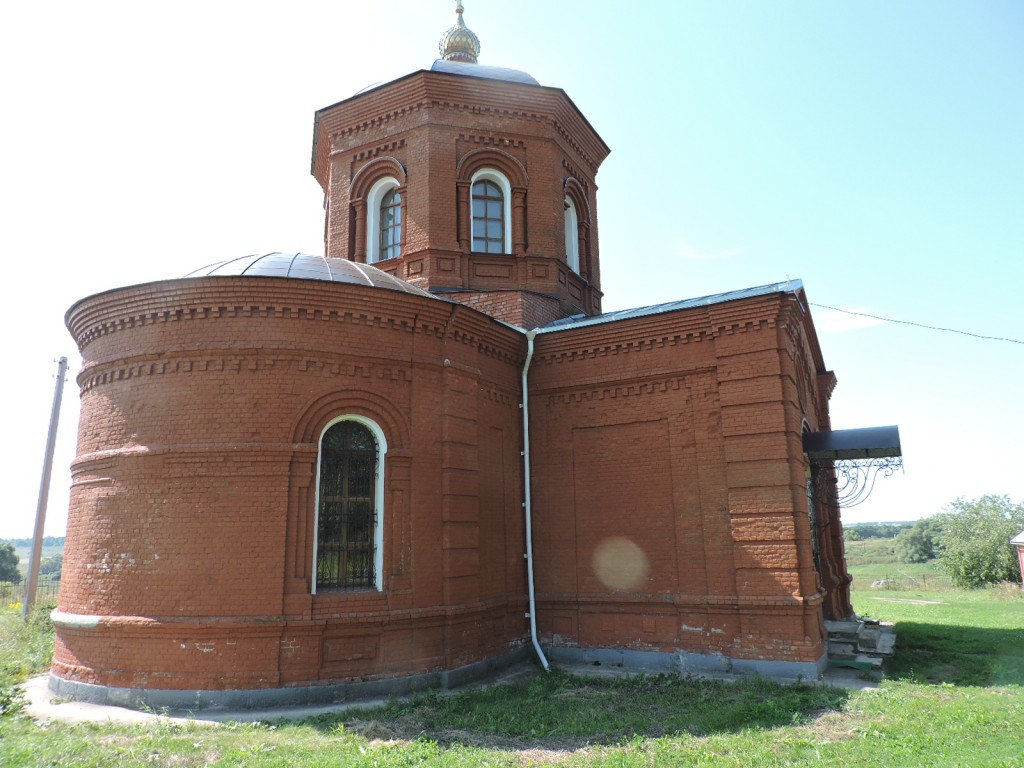 Плоское. Церковь Михаила Архангела. фасады