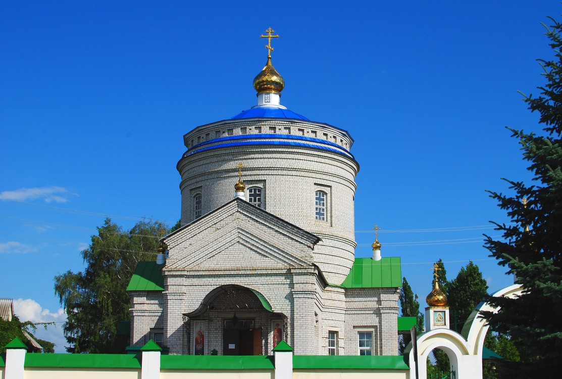 Ливны. Церковь Димитрия Солунского в Беломестной слободе. фасады, Западный фасад храма