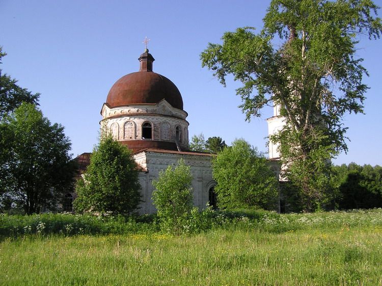 Анкушино, урочище. Церковь Воздвижения Креста Господня. фасады