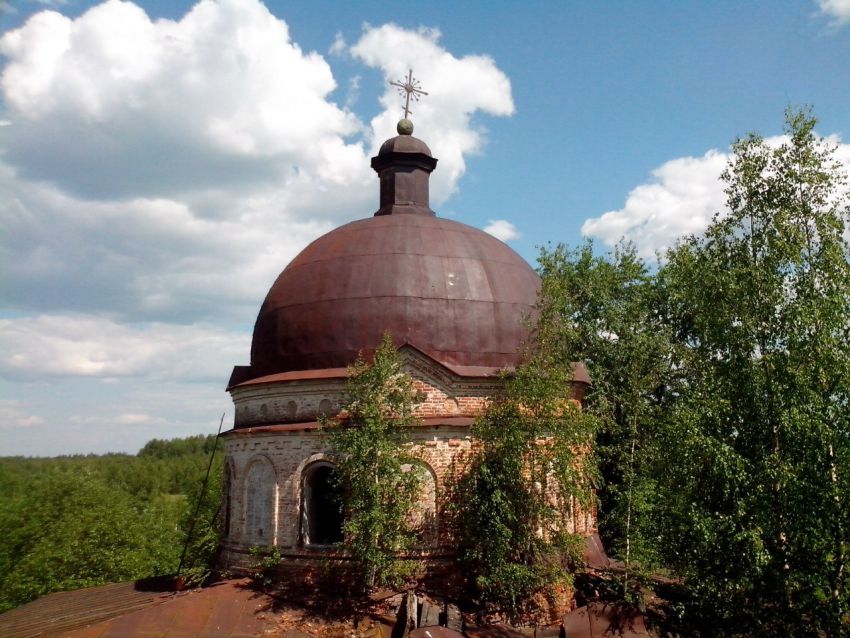 Церковь Воздвижения Креста Господня, Анкушино, урочище (Юрьянский район, Кировская область). архитектурные детали