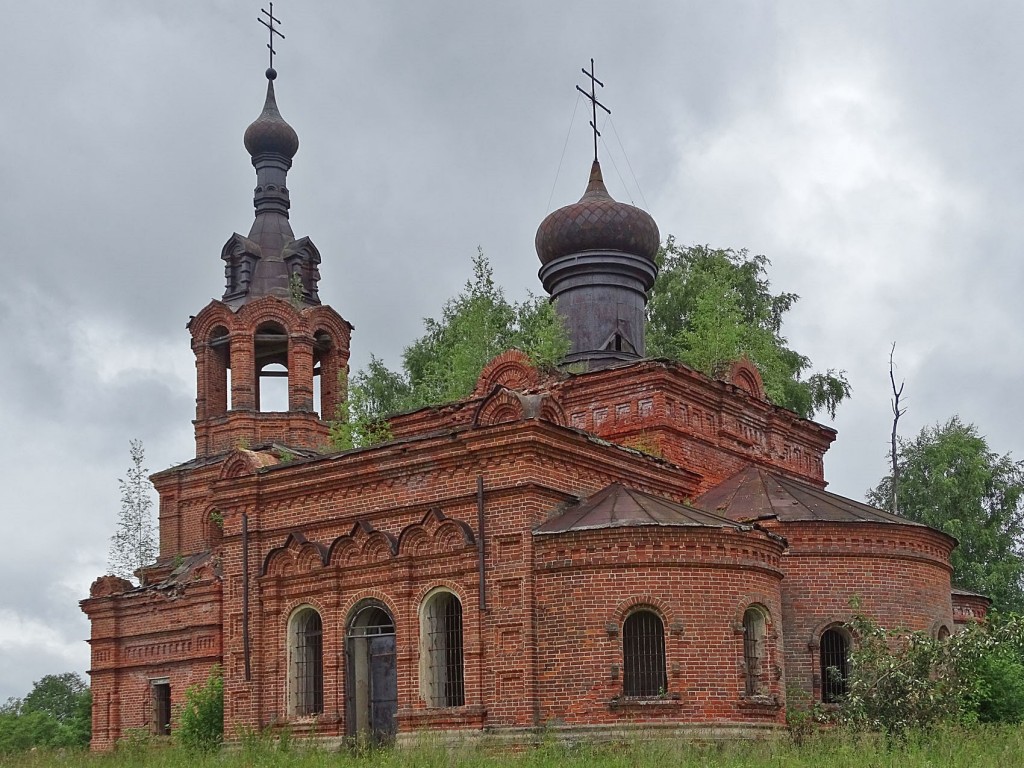 Церковь Успения Пресвятой Богородицы, Никола-Реня (Весьегонский район, Тверская область). фасады