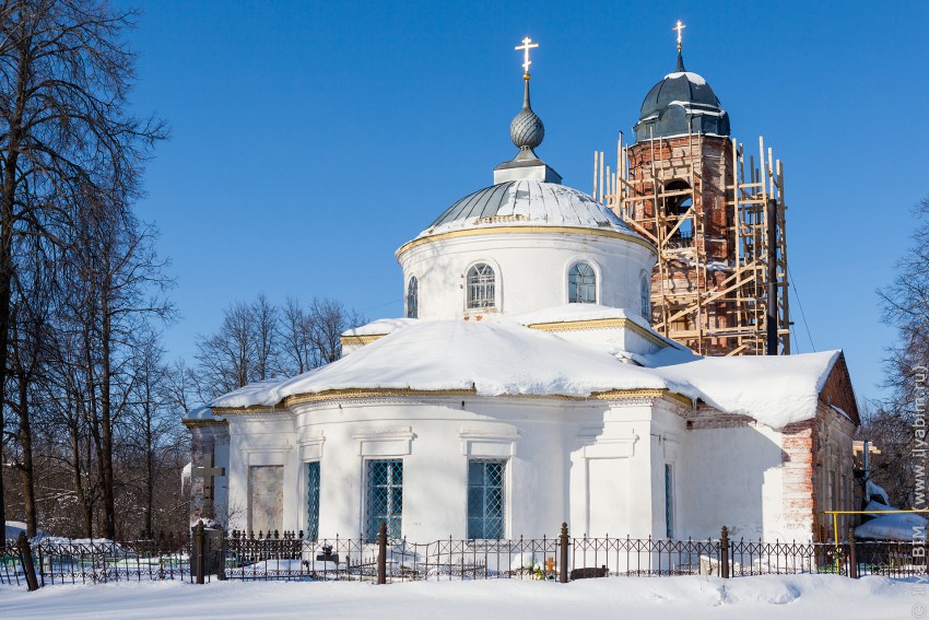 Церковь Боголюбской иконы Божией Матери, Великое (Гаврилов-Ямский район, Ярославская область). фасады