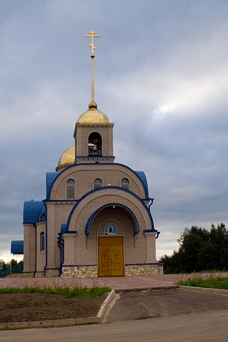 Церковь Рождества Иоанна Предтечи в Сосновке, Боровичи (Боровичский район, Новгородская область). фасады, Западный фасад
