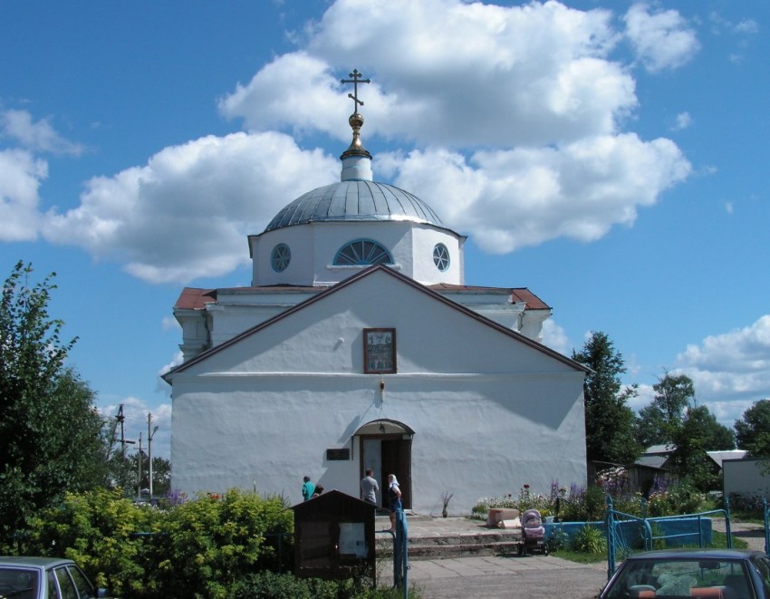 Церковь Всех Святых, Максатиха (Максатихинский район, Тверская область). фасады, Западный фасад год спустя