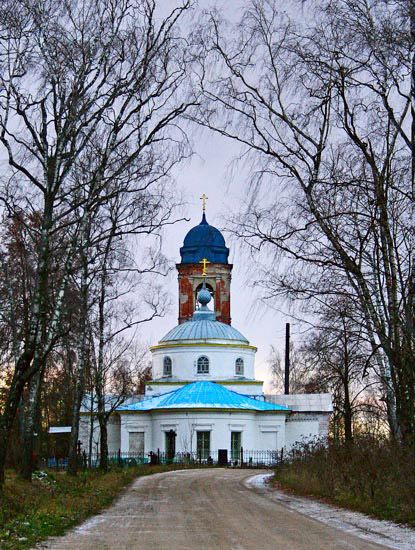 Великое. Церковь Боголюбской иконы Божией Матери. фасады