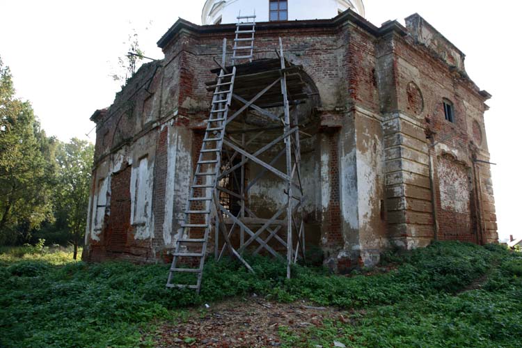 Церковь Казанской иконы Божией Матери, Рай (Смоленский район, Смоленская область). архитектурные детали