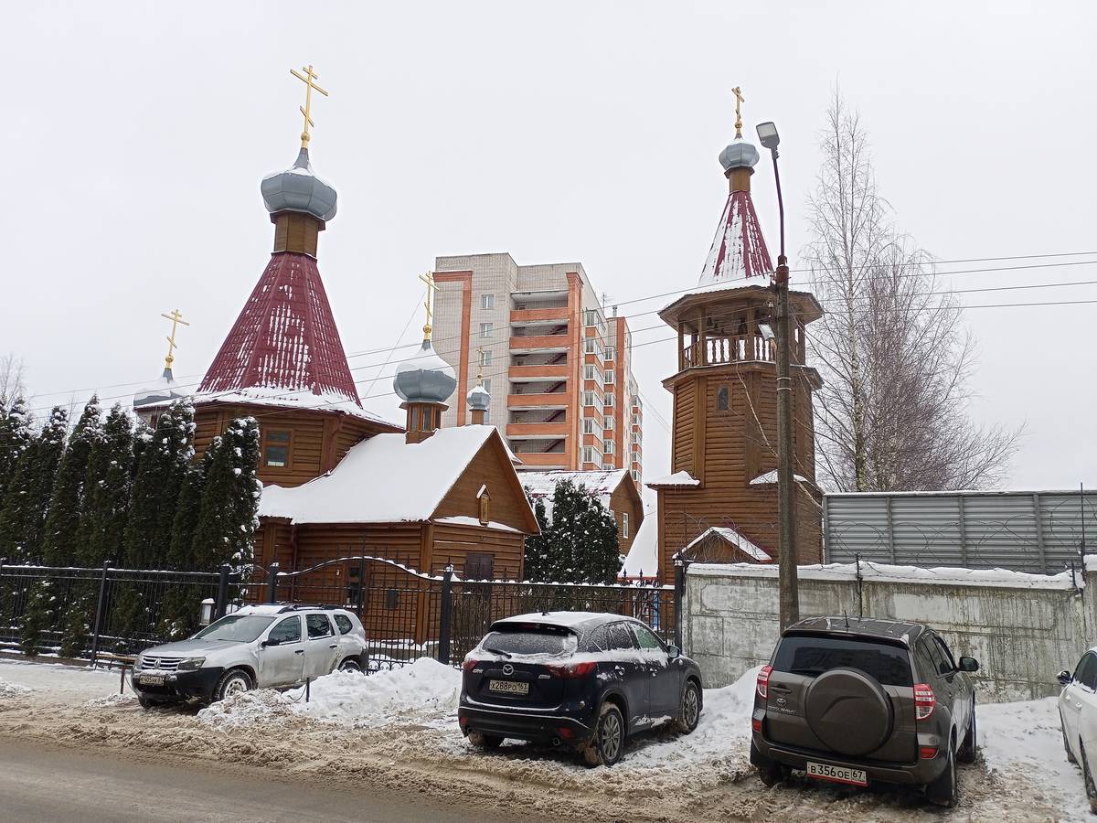 фасады. Церковь Меркурия Смоленского при Академии ПВО, Смоленск (Смоленск, город, Смоленская область)