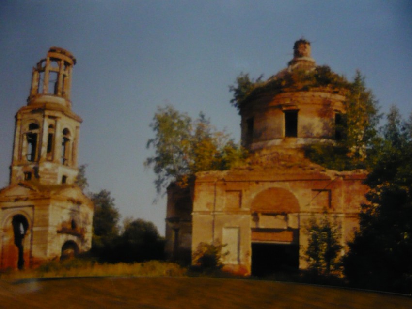 Рай. Церковь Казанской иконы Божией Матери. архивная фотография, храм до рестоврации