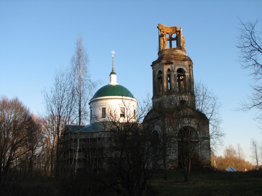 Церковь Казанской иконы Божией Матери, Рай (Смоленский район, Смоленская область). фасады