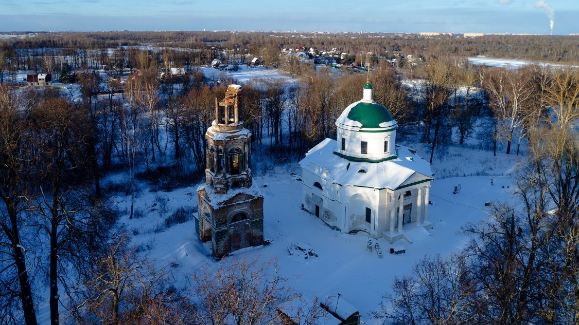 Рай. Церковь Казанской иконы Божией Матери. общий вид в ландшафте