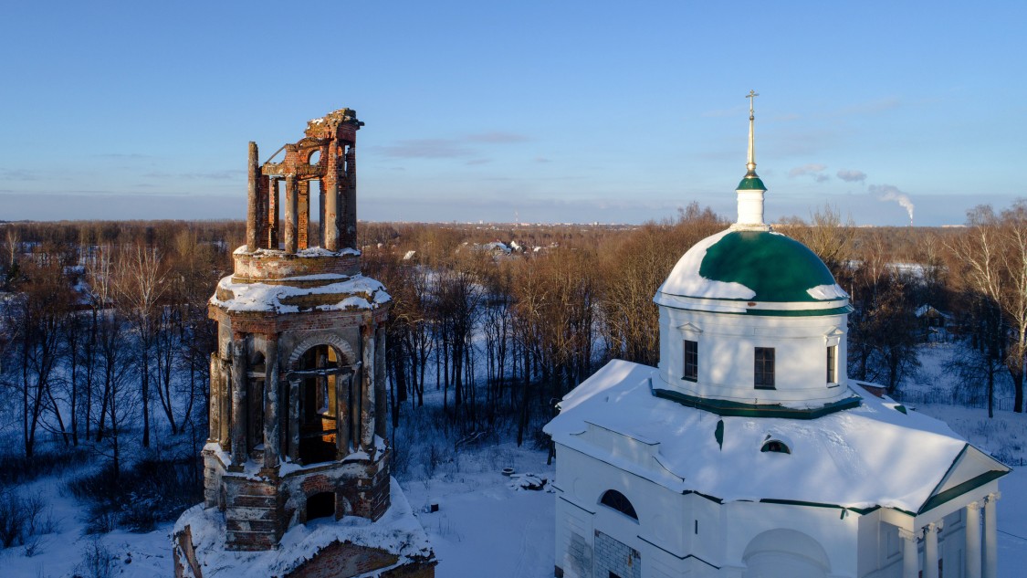 Церковь Казанской иконы Божией Матери, Рай (Смоленский район, Смоленская область). архитектурные детали