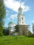 Церковь Казанской иконы Божией Матери, Обновлённая колокольня.<br>, Рай, Смоленский район, Смоленская область