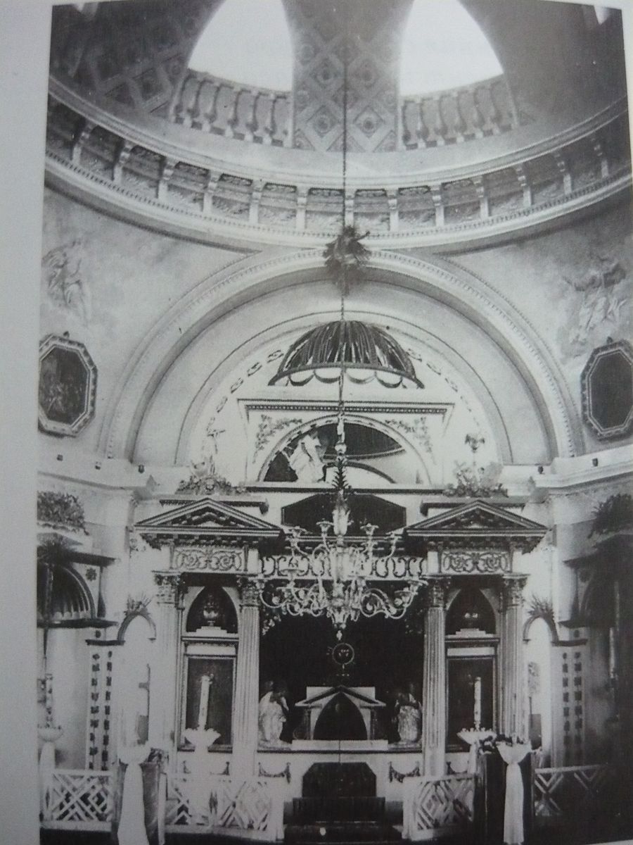 Церковь Казанской иконы Божией Матери, Рай (Смоленский район, Смоленская область). архивная фотография, Иконостас Казанской церкви в с.Рай,фотография начала 20 века.