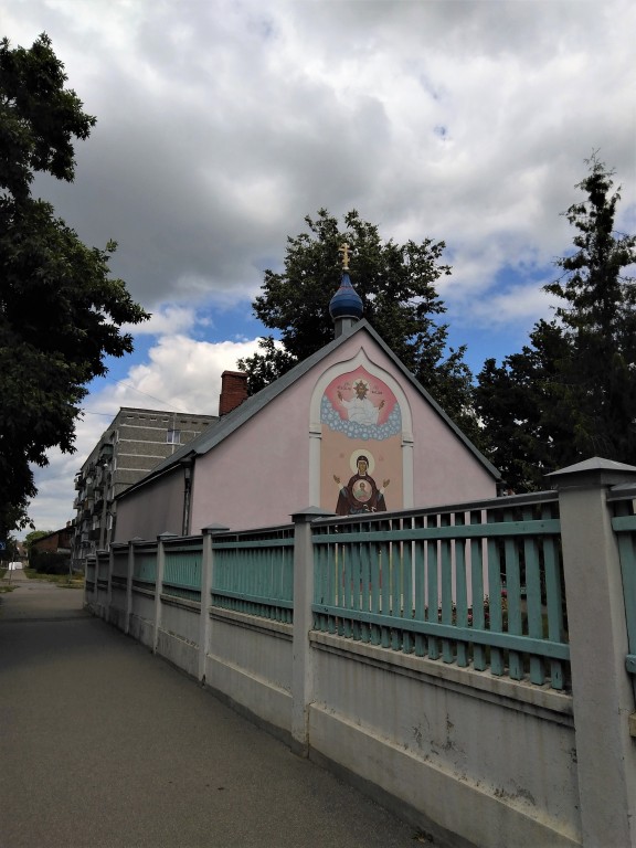 Моленная Рождества Пресвятой Богородицы и Николая Чудотворца на Новом строении, Даугавпилс (Даугавпилс, город, Латвия). дополнительная информация, Вид на торец крестильни
