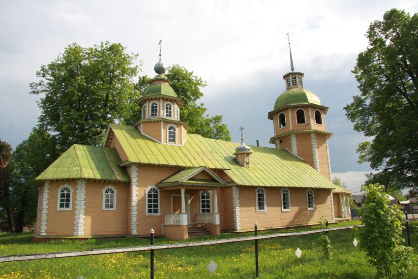 Владимирское. Церковь Владимирской иконы Божией Матери. фасады