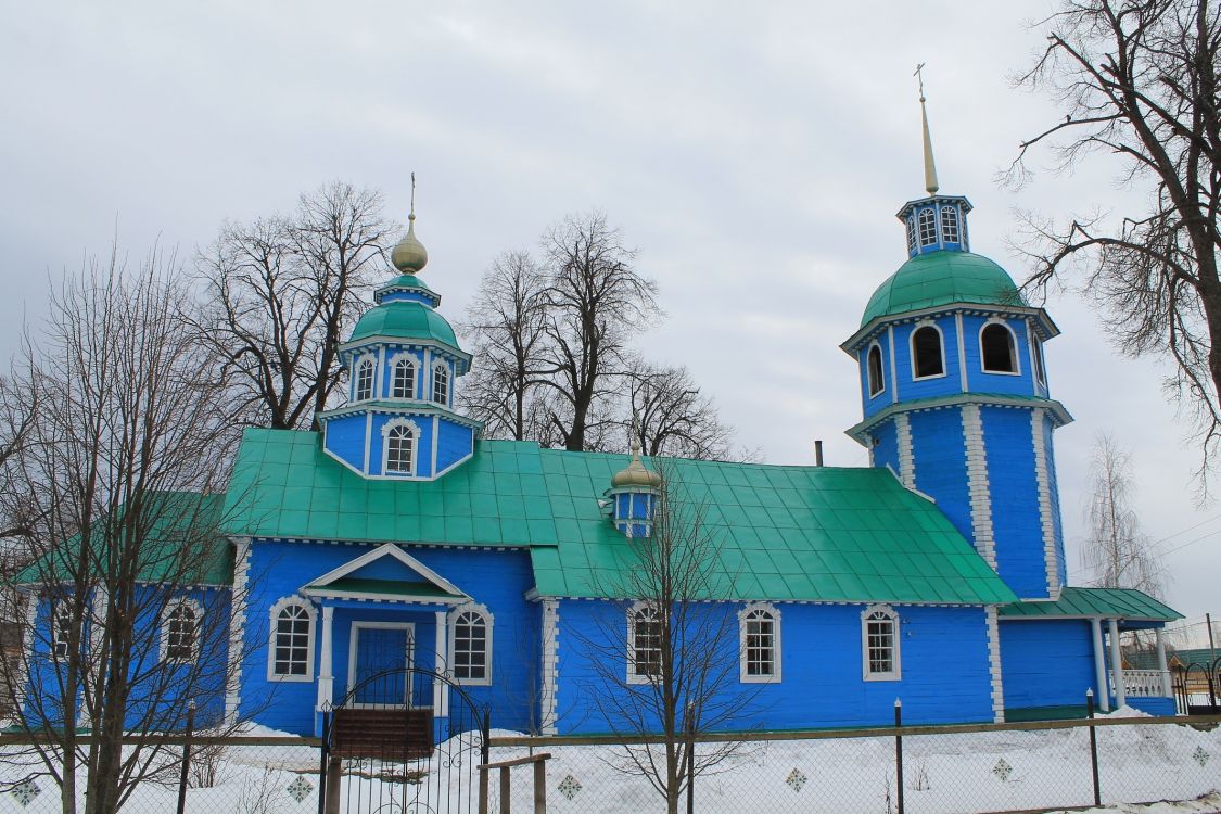 Владимирское. Церковь Владимирской иконы Божией Матери. фасады