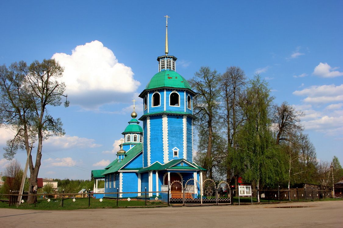 Владимирское. Церковь Владимирской иконы Божией Матери. фасады