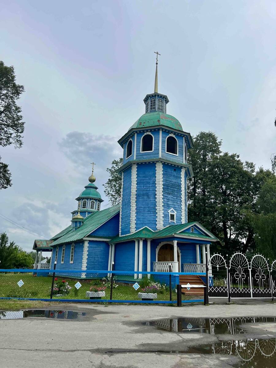 Церковь Владимирской иконы Божией Матери, Владимирское (Воскресенский район, Нижегородская область). фасады