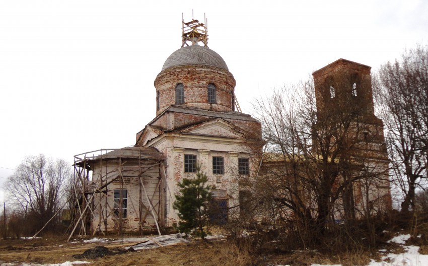 Церковь Покрова Пресвятой Богородицы, Плотинское (Лысковский район, Нижегородская область). фасады