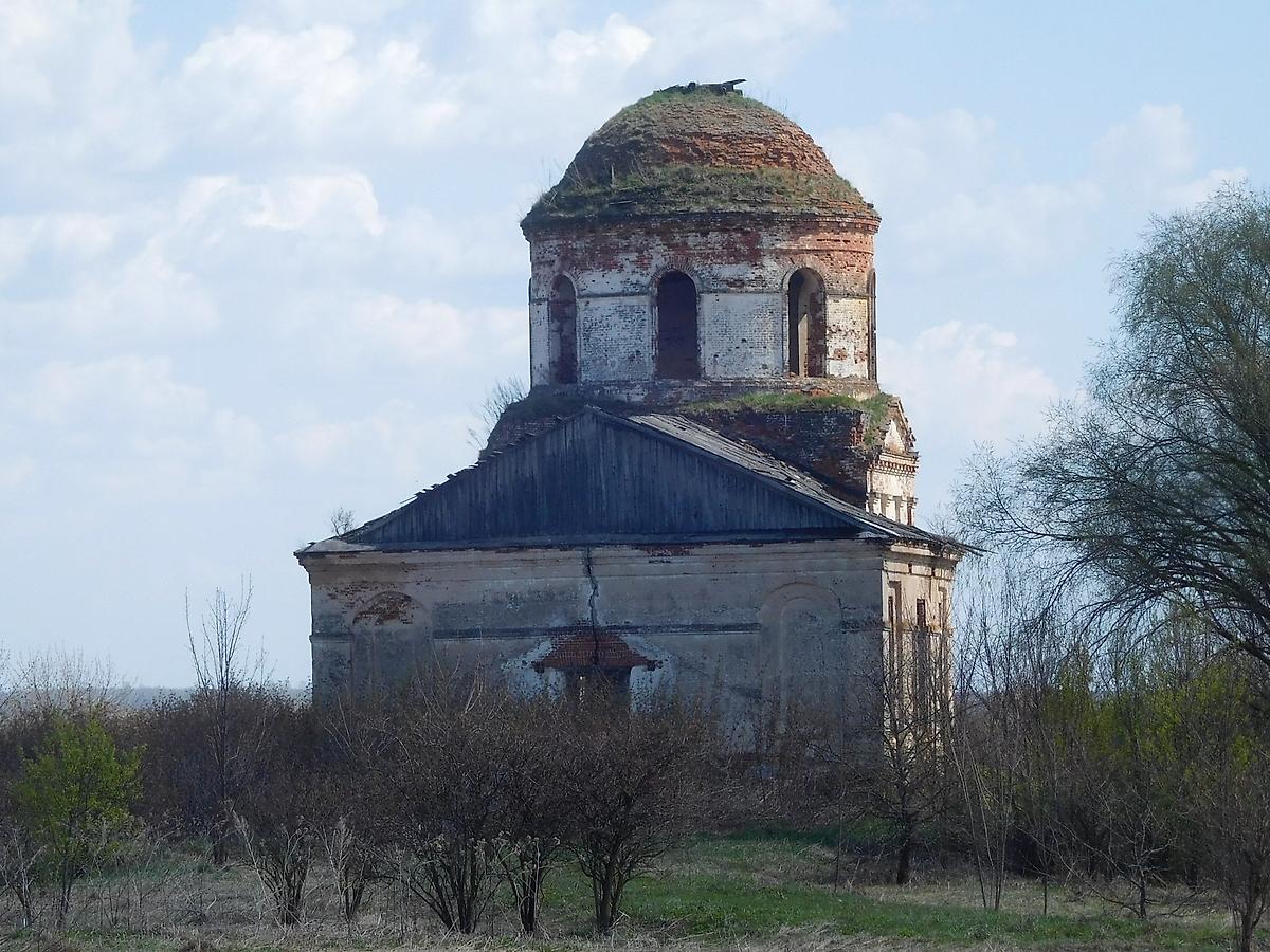 фасады. Церковь Спаса Нерукотворного Образа, Малая Якшень (Шатковский район, Нижегородская область)